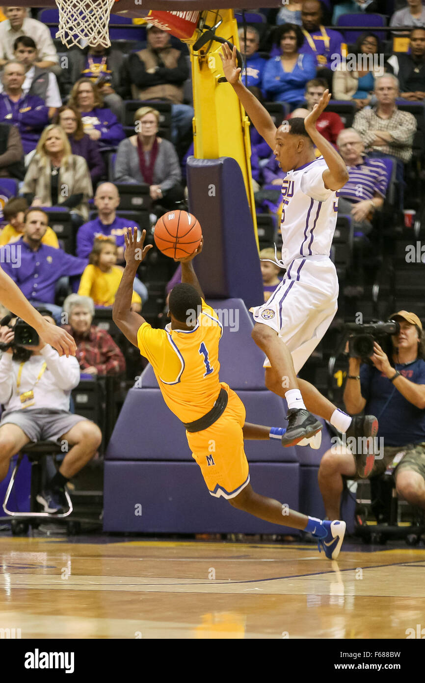 Baton Rouge, LA, USA. 13th Nov, 2015. LSU Tigers guard Tim Quarterman