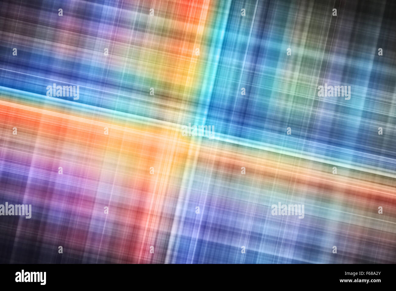 Abstract digital background with colorful blurred stripes intersections ...