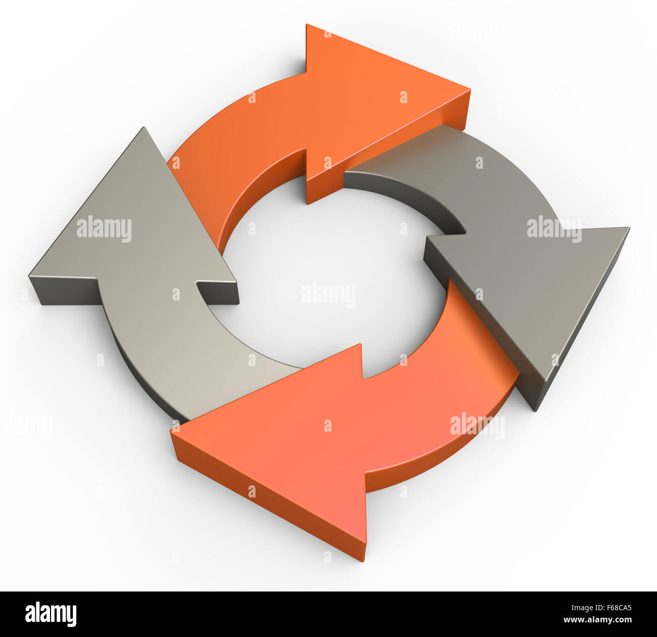 Business process diagram as a concept Stock Photo