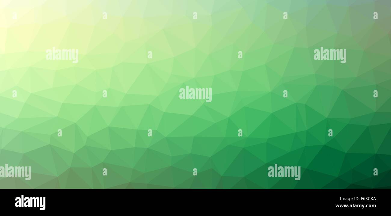 green abstract polygon background for website and graphic design Stock ...