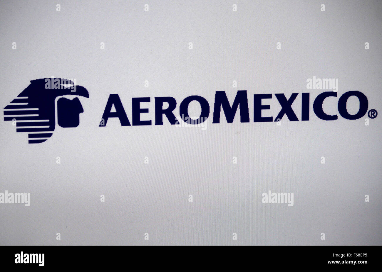 Markenname: 'Aero Mexico', Berlin. Stock Photo