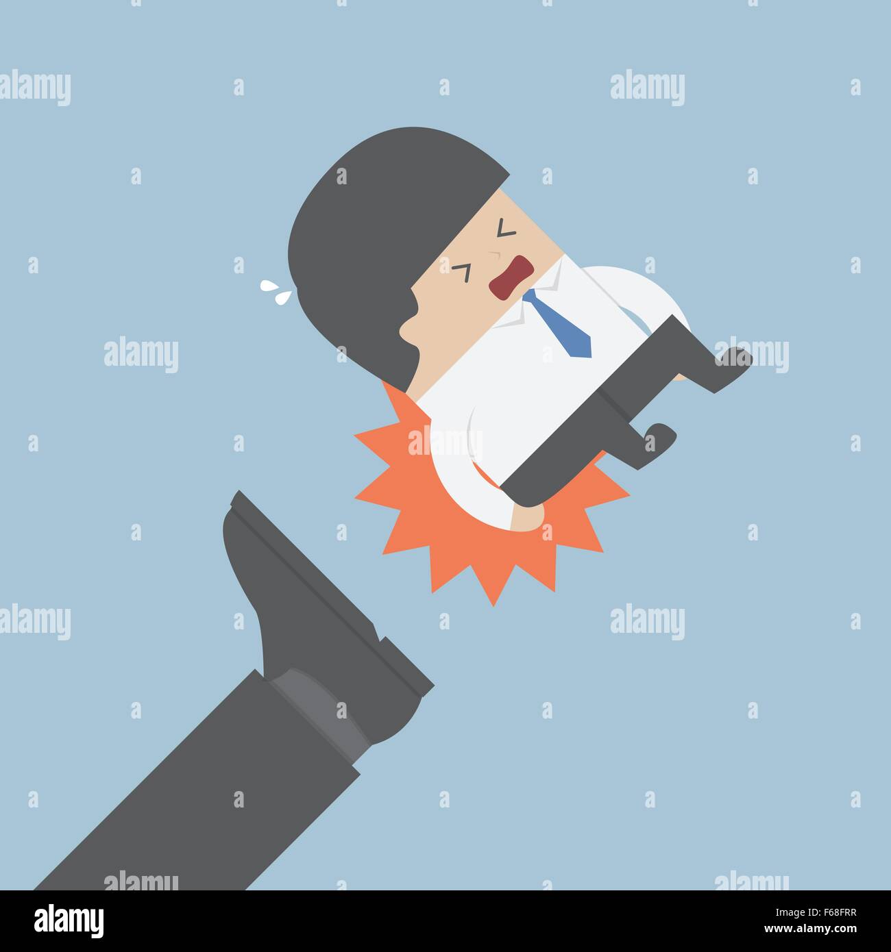 Man kicked out hi-res stock photography and images - Alamy