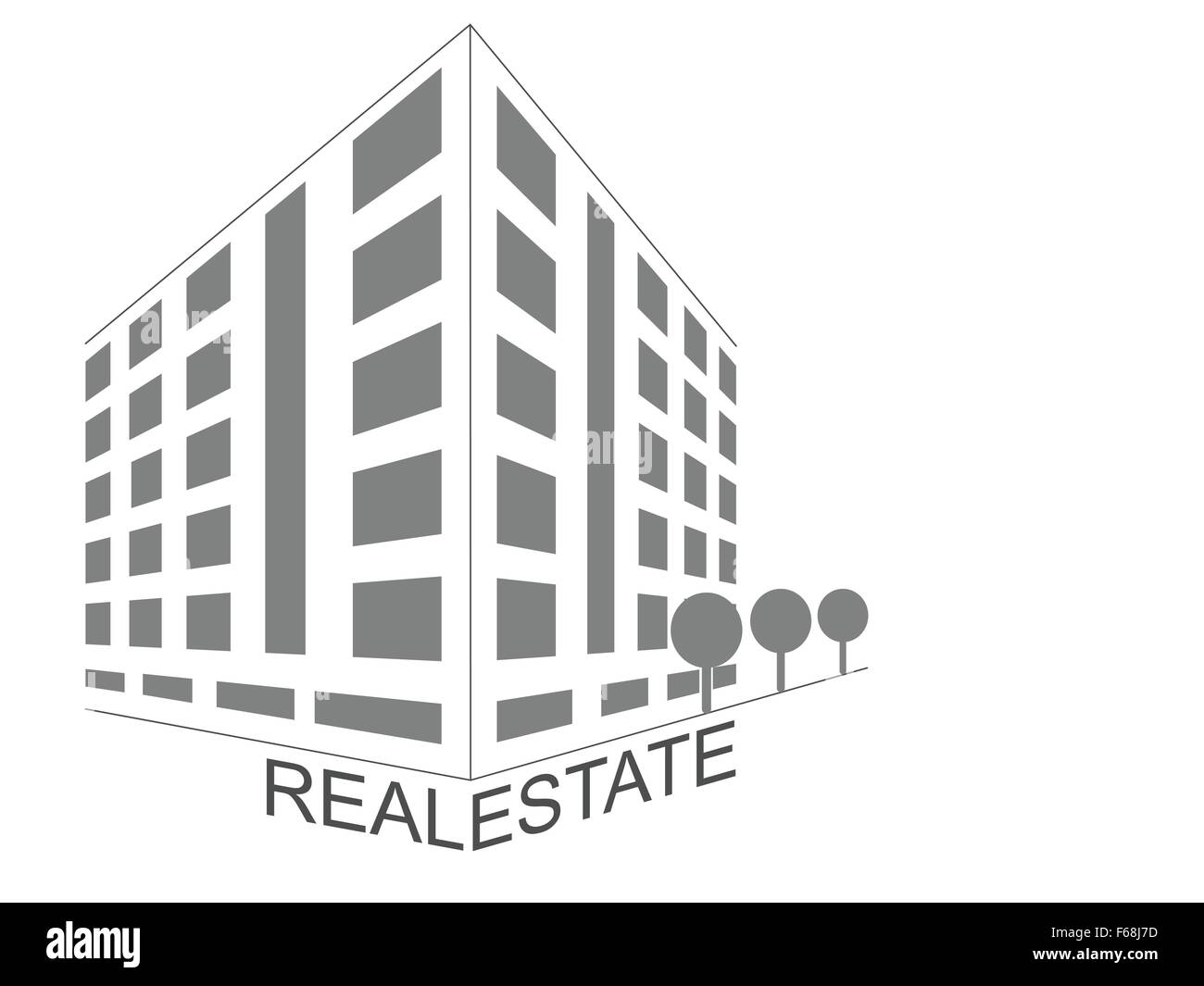 Home icon abstract concept. Real estate development architecture ...
