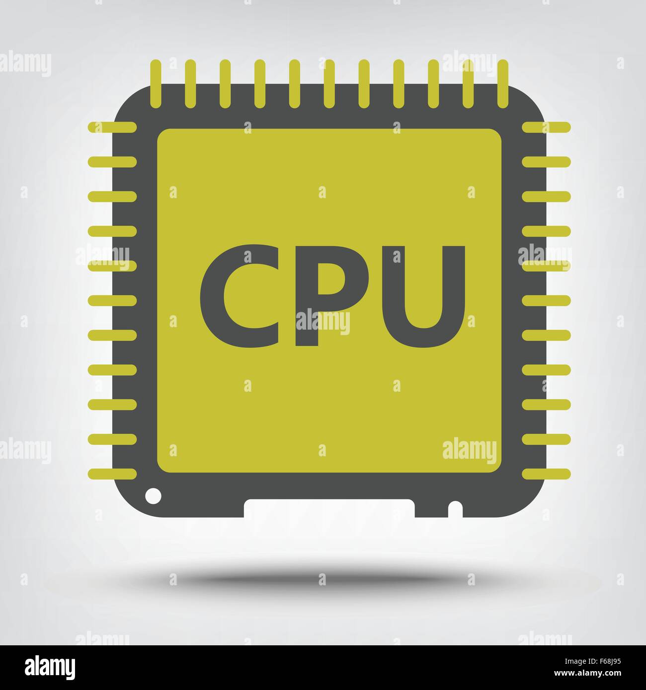 Central processing unit icon Stock Vector Images - Alamy