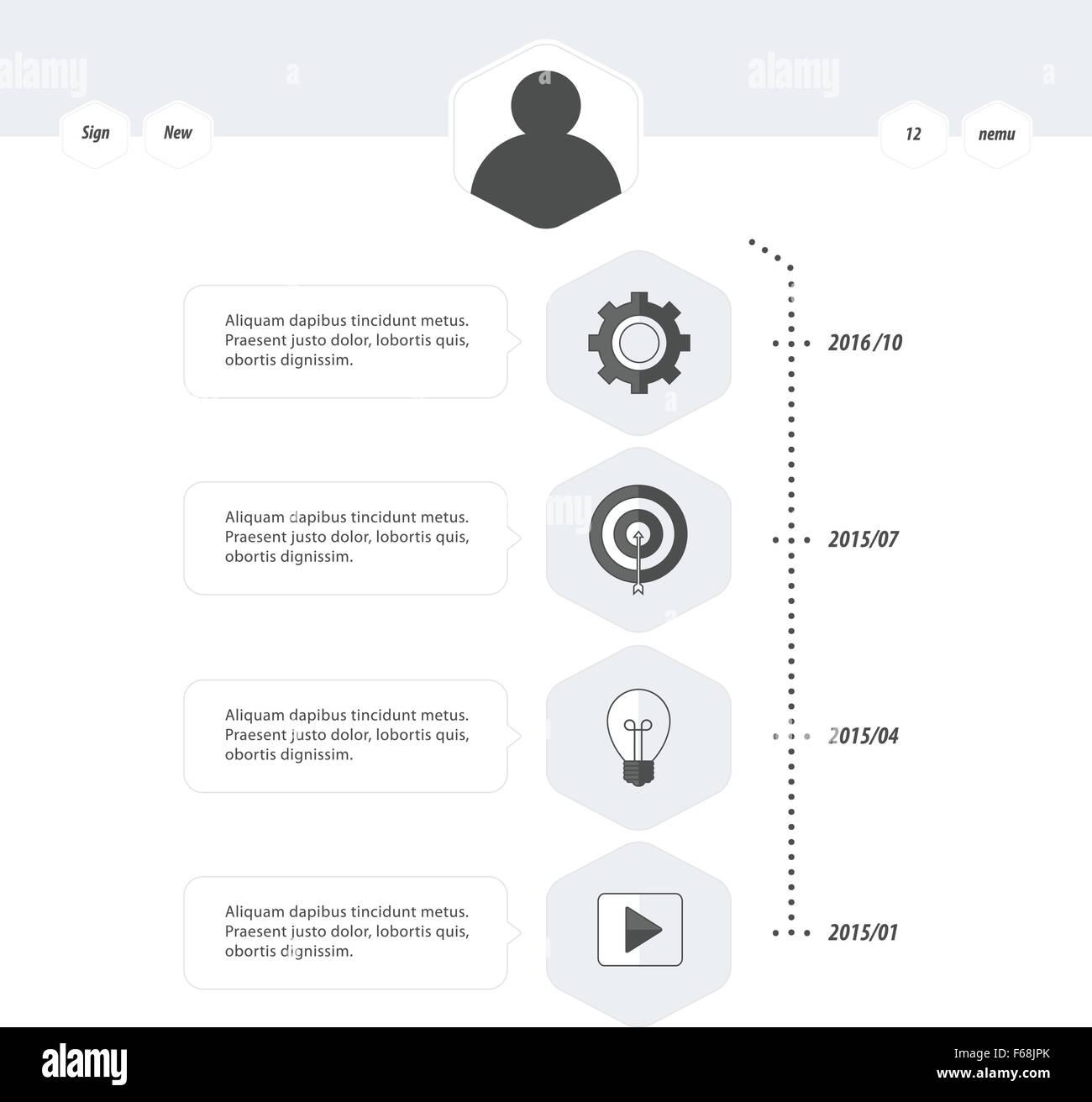 Timeline template black and white style Stock Vector Image & Art Alamy Timeline template black and white style Stock Vector Image & Art Alamy