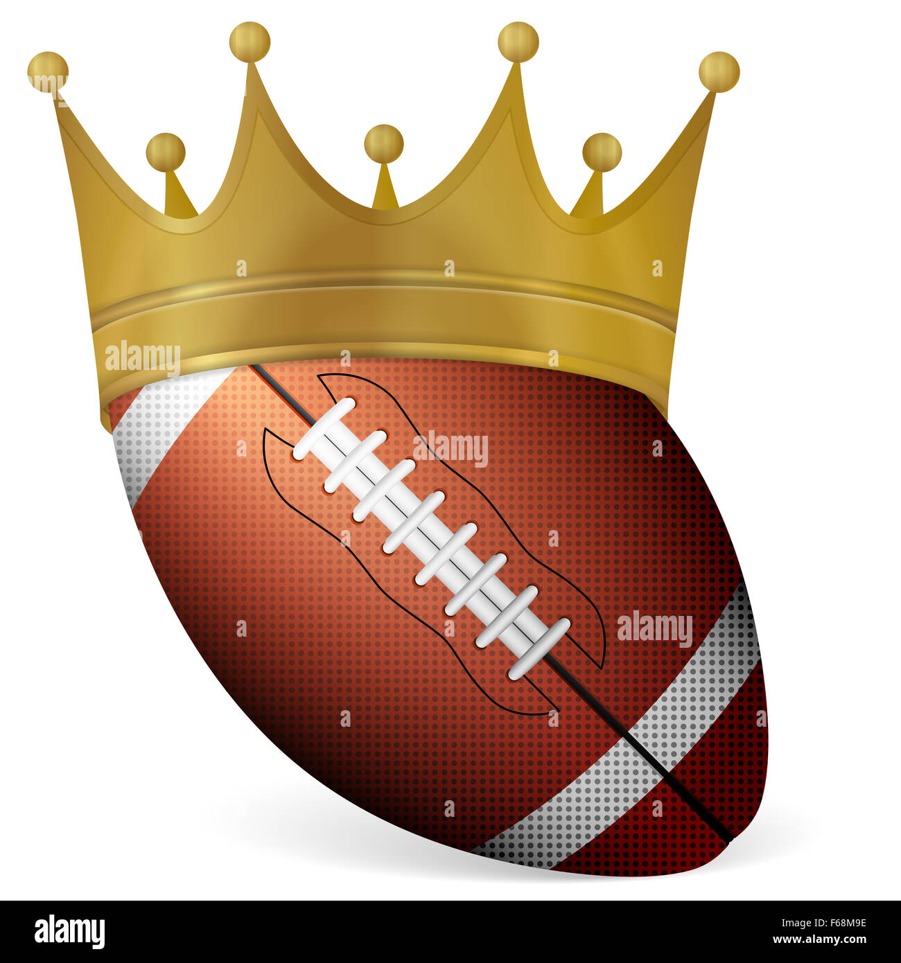 Football crown king football icon hires stock photography and images