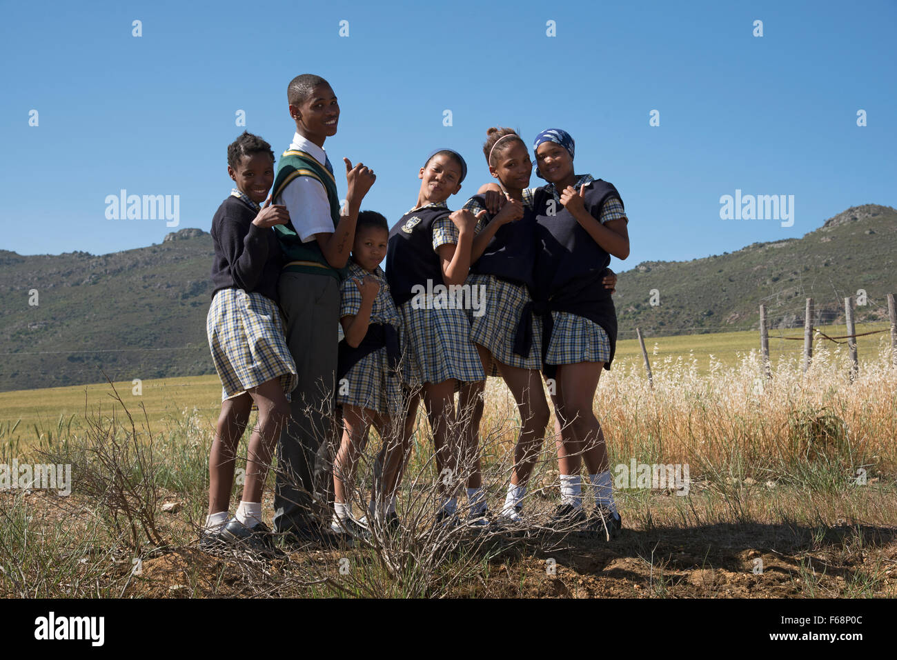 South african school girl hi-res stock photography and images - Alamy