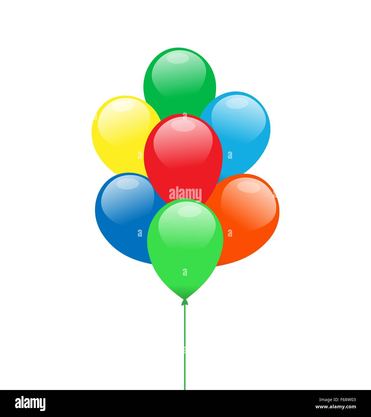 Balloons isolated on white Stock Vector Image & Art - Alamy