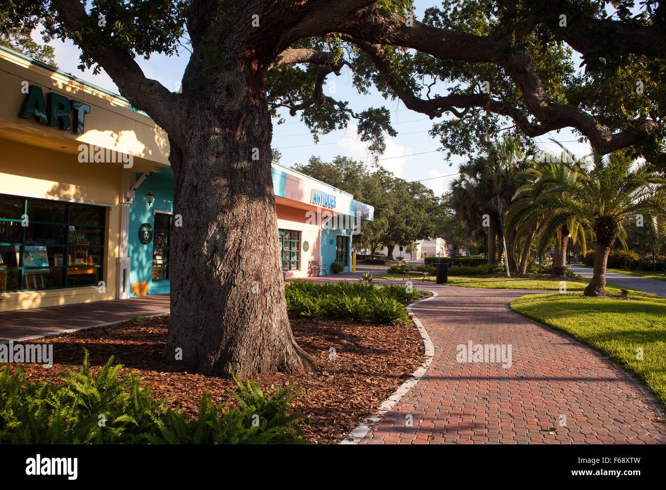 Downtown Dunedin, Florida Stock Photo Alamy