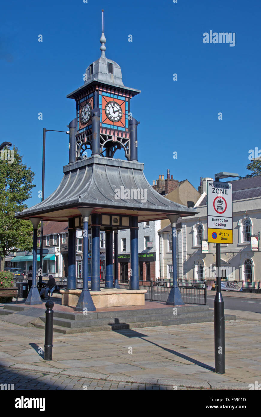 Dunstable Market Clock Tower Ashton Square Bedfordshire Stock Photo Alamy