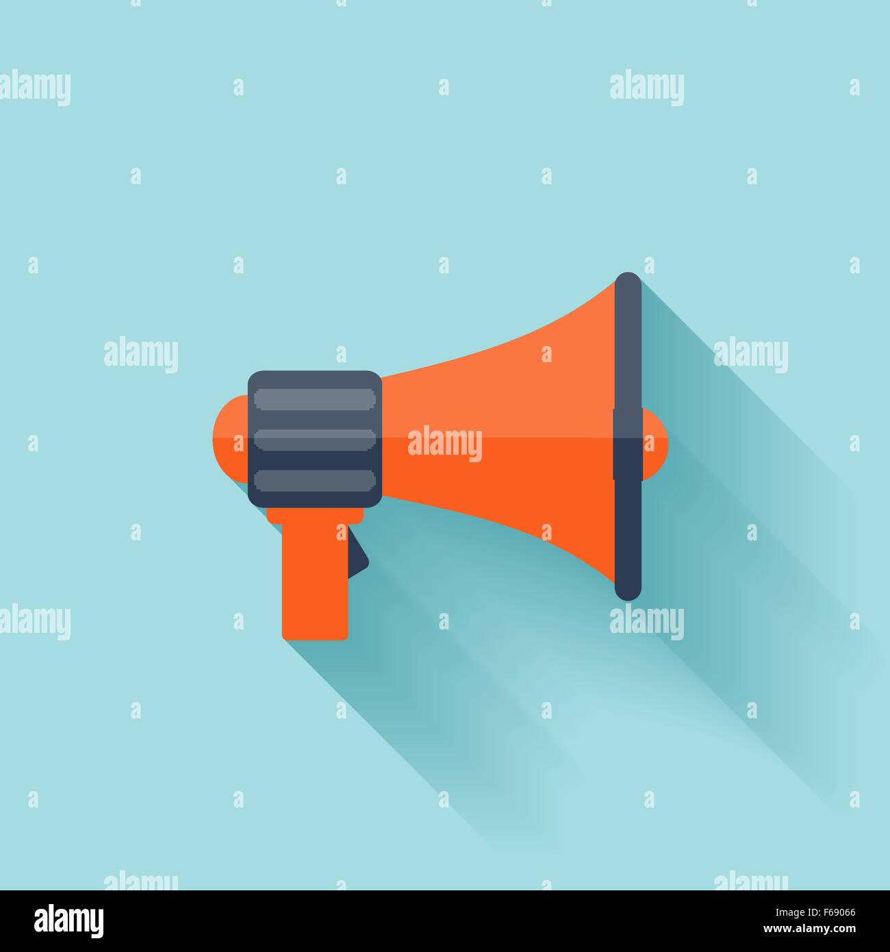 Flat loudspeaker icon Stock Vector Image & Art - Alamy