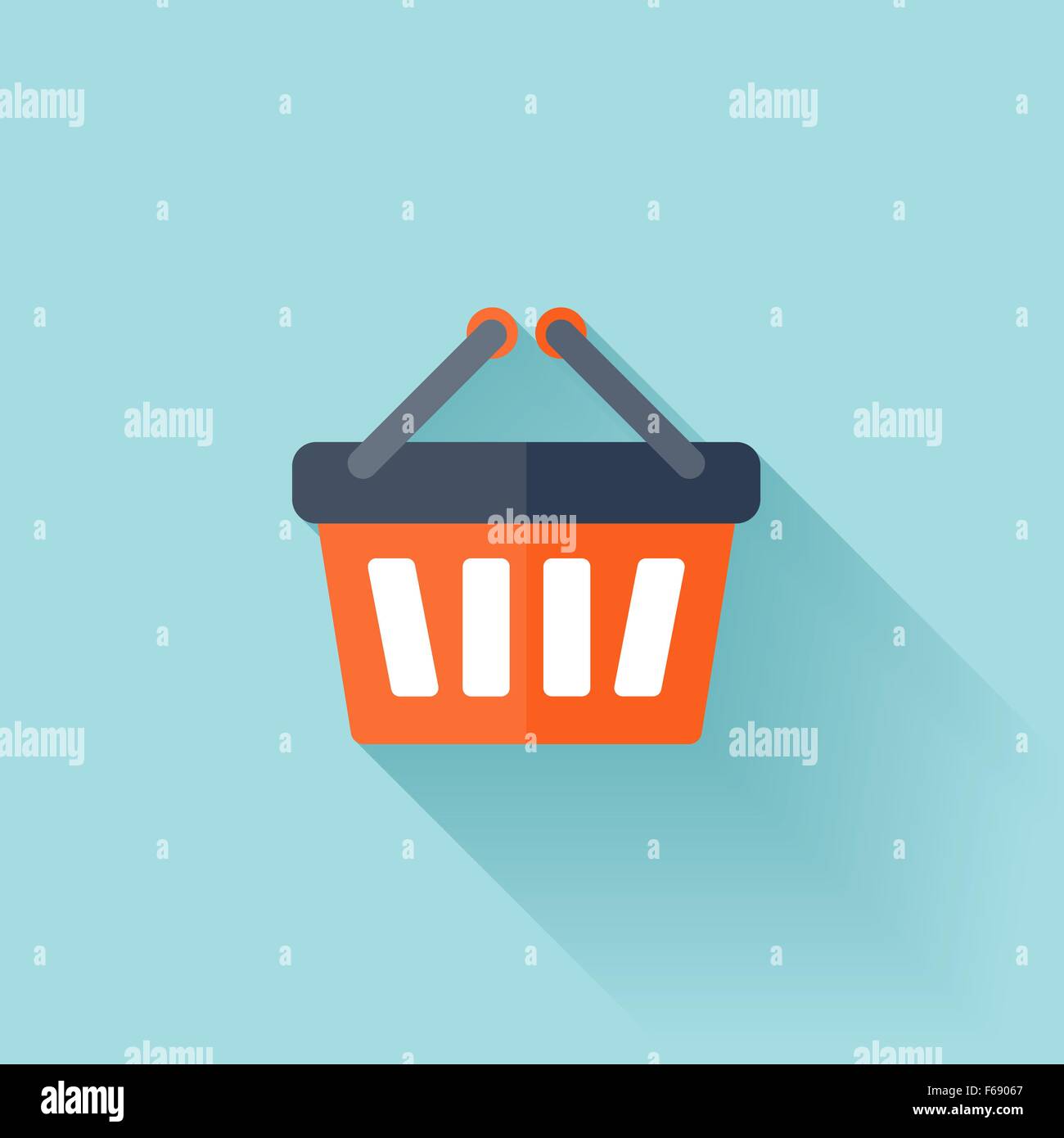 Flat shopping bag icon Stock Vector Image & Art - Alamy