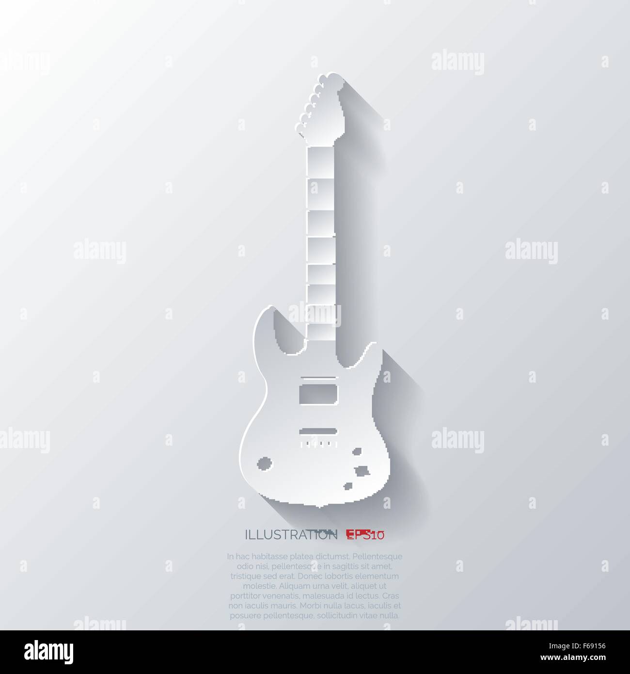 Guitar icon. Music background Stock Vector Image & Art - Alamy