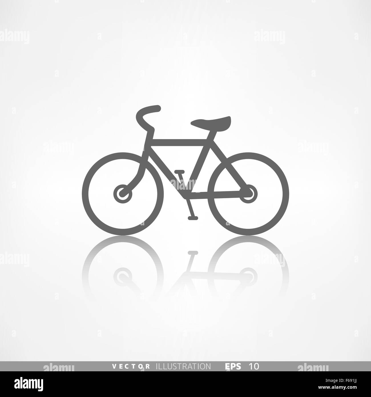 Hipster retro bicycle icon Stock Vector
