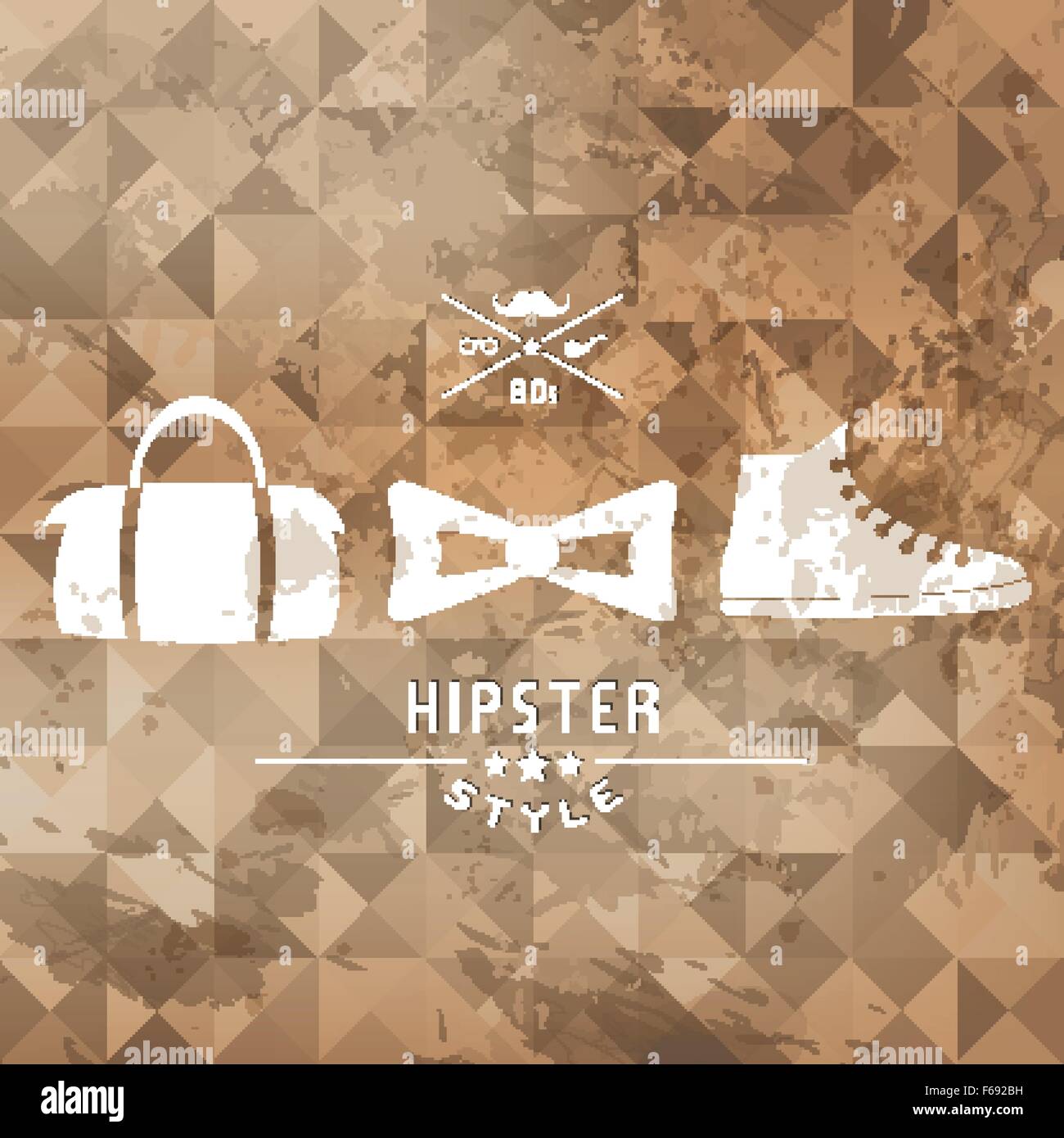 Triangle retro hipster background Stock Vector Image & Art - Alamy