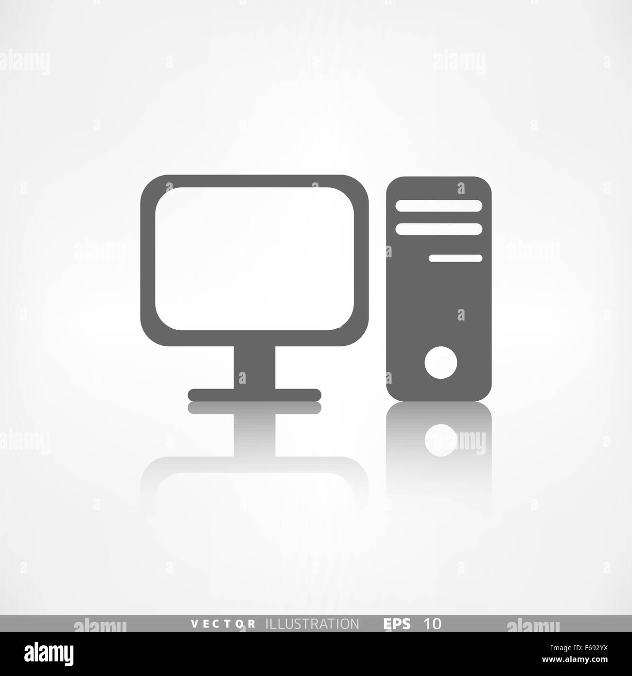 Computer web icon Stock Vector Image & Art - Alamy