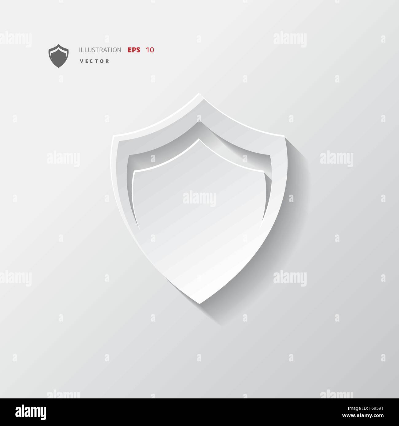 Shield protection icon Stock Vector Image & Art - Alamy