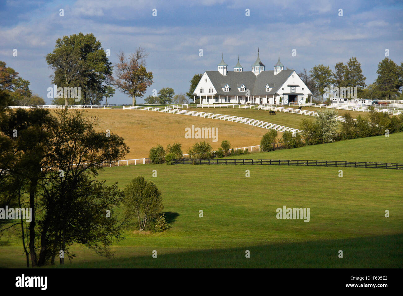 Manchester Farm, Lexington, Kentucky Stock Photo