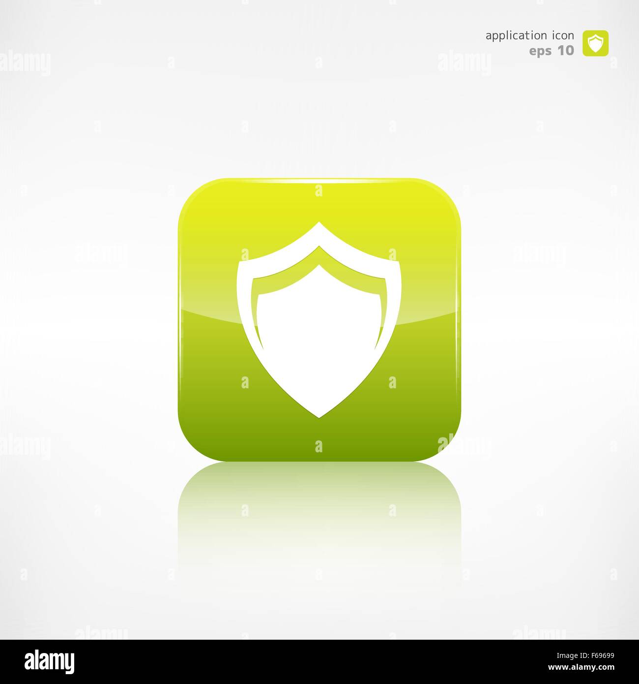 Shield protection icon Stock Vector Image & Art - Alamy