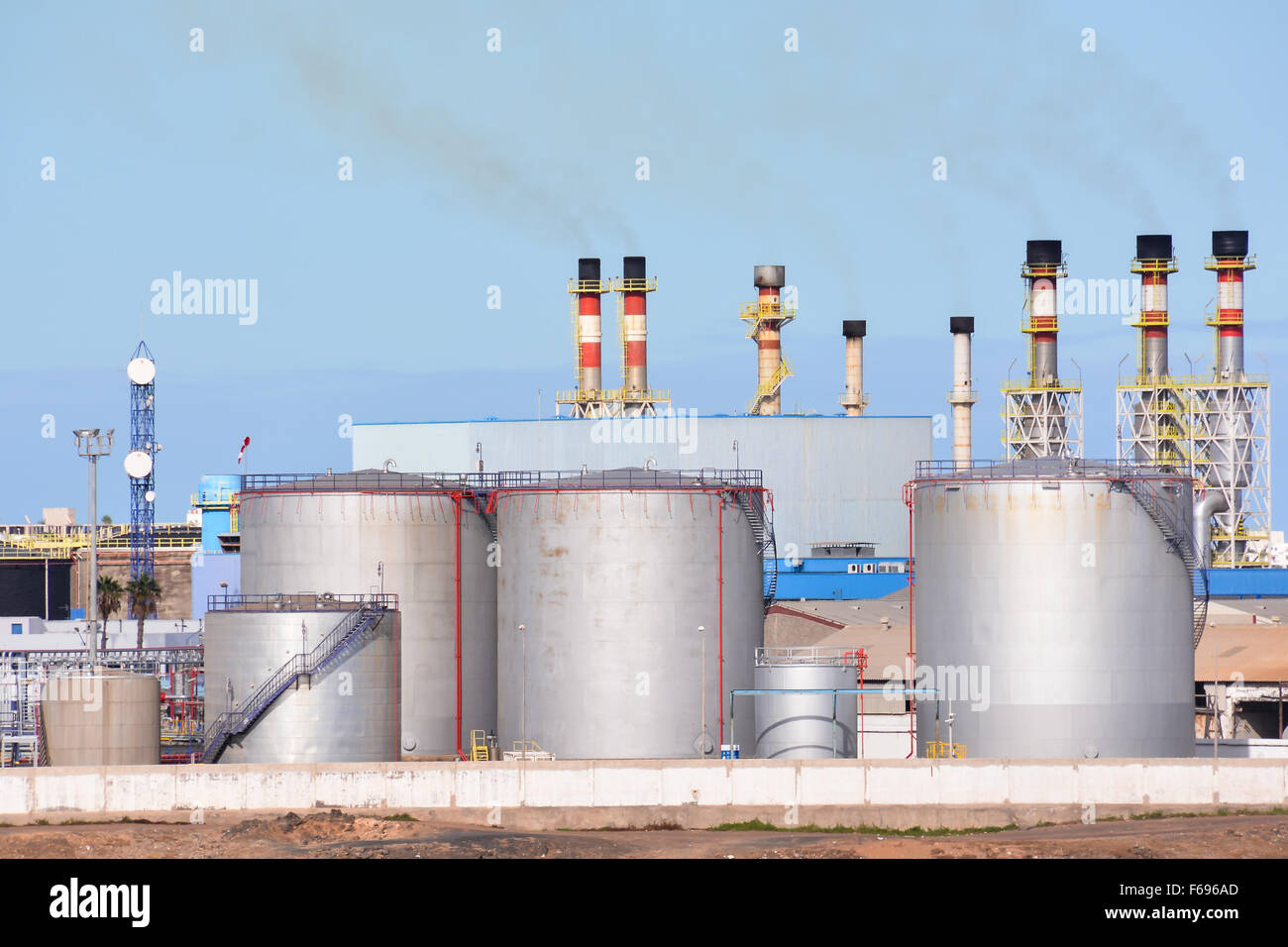 Industrial Building in the Port Stock Photo - Alamy