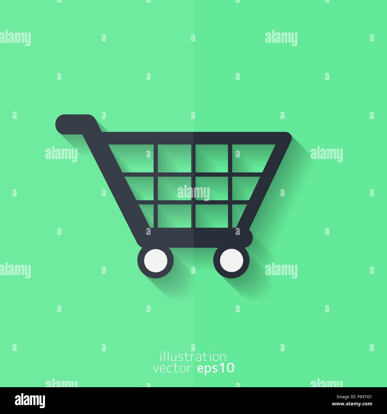 Shopping basket icon. Flat design Stock Vector Image & Art - Alamy