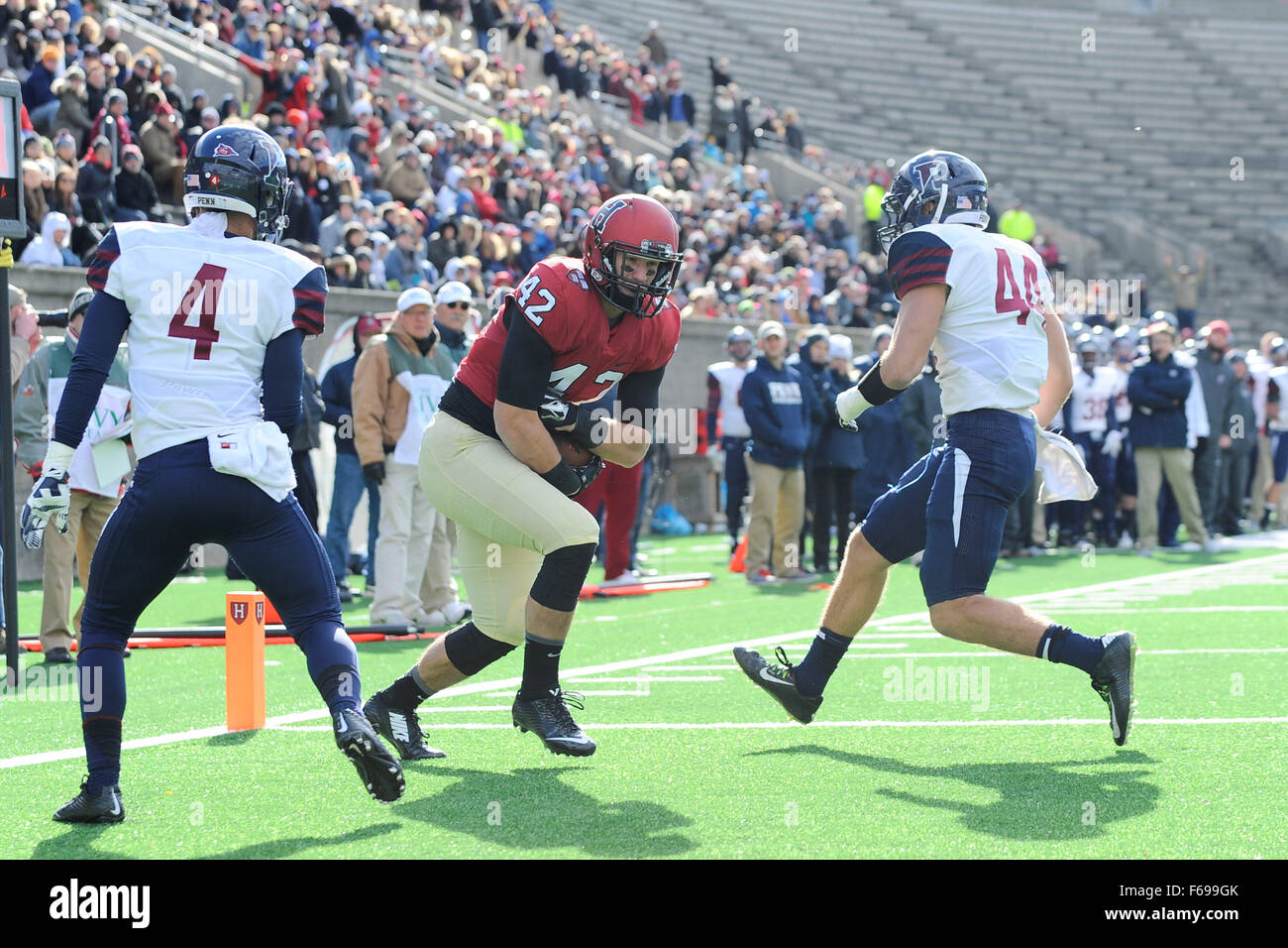 Saturday, November 14, 2015 Harvard Crimson tight end Anthony Firkser
