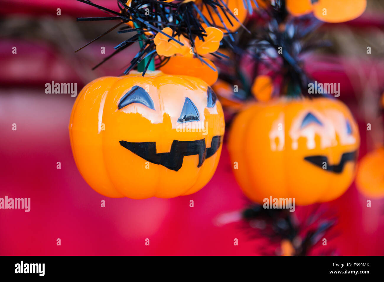 Halloween, pumpkins and Halloween scenery Stock Photo Alamy