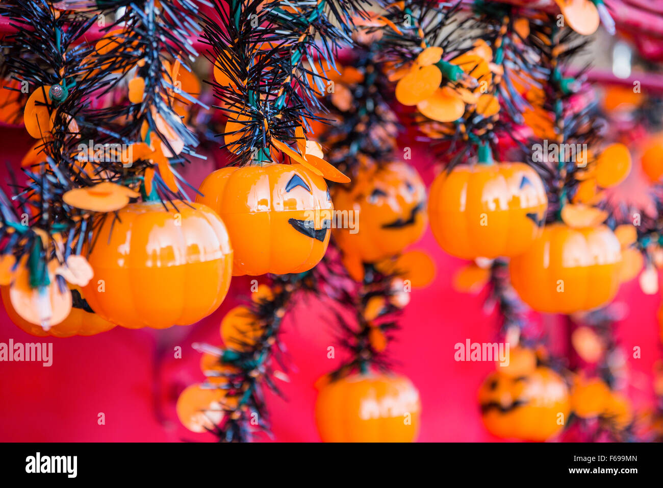 Halloween, pumpkins and Halloween scenery Stock Photo Alamy