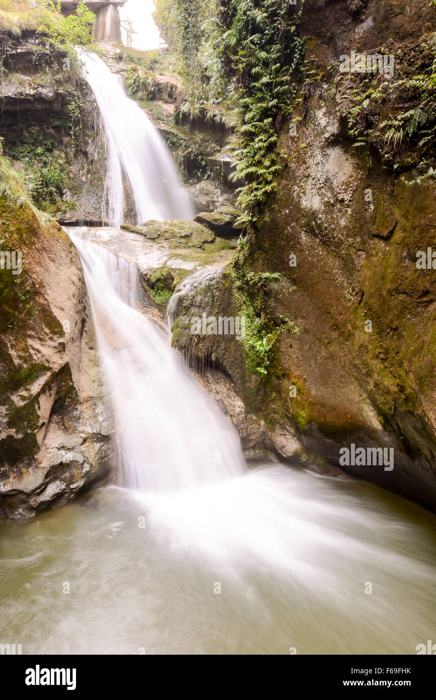 Water Splash Waterfall Stock Photo Alamy