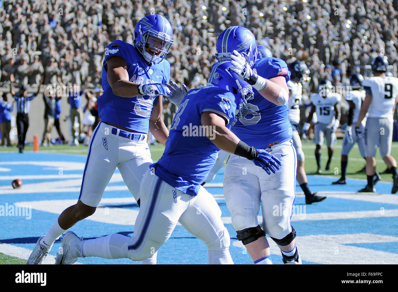 Colorado Springs, Colorado, USA. 14th Nov, 2015. Air Force players