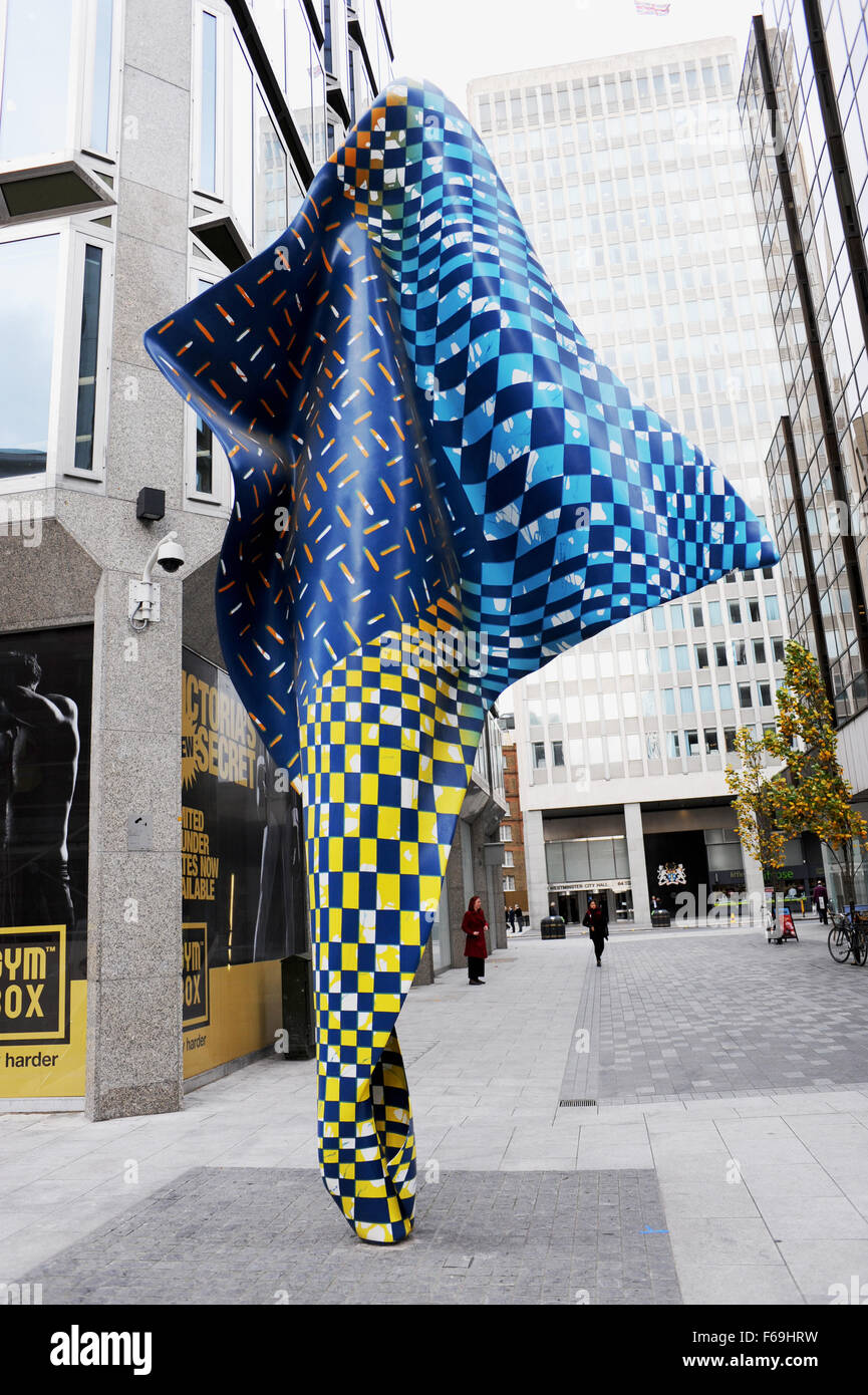 The Wind Sculpture by Yinka Shonibare in Victoria Westminster London UK Stock Photo