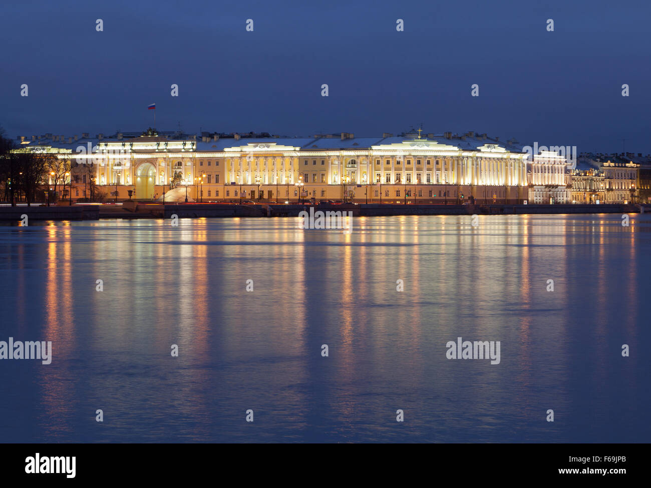 Senate and Synod Building, St. Petersburg, Russia. Stock Photo