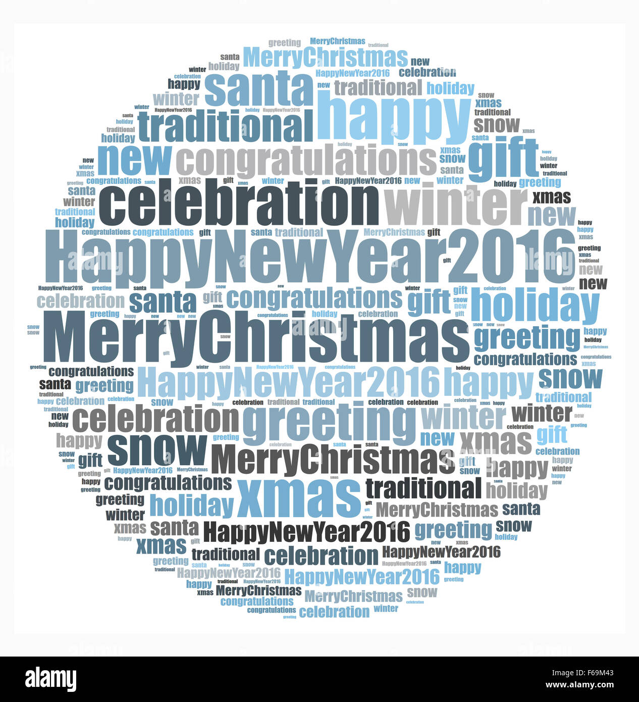 Happy new year illustration word cloud concept Stock Photo - Alamy