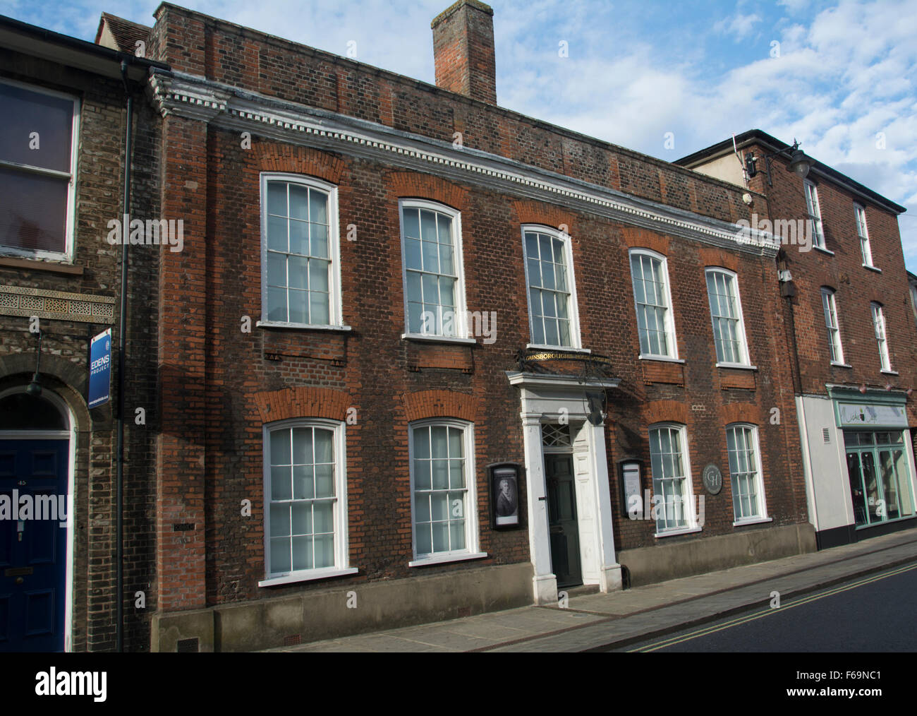 SUFFOLK; SUDBURY; GAINSBOROUGH'S HOUSE IN GAINSBOROUGH STREET Stock