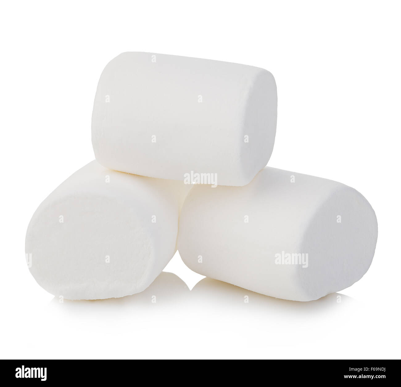 Marshmallows isolated on white background Stock Photo - Alamy