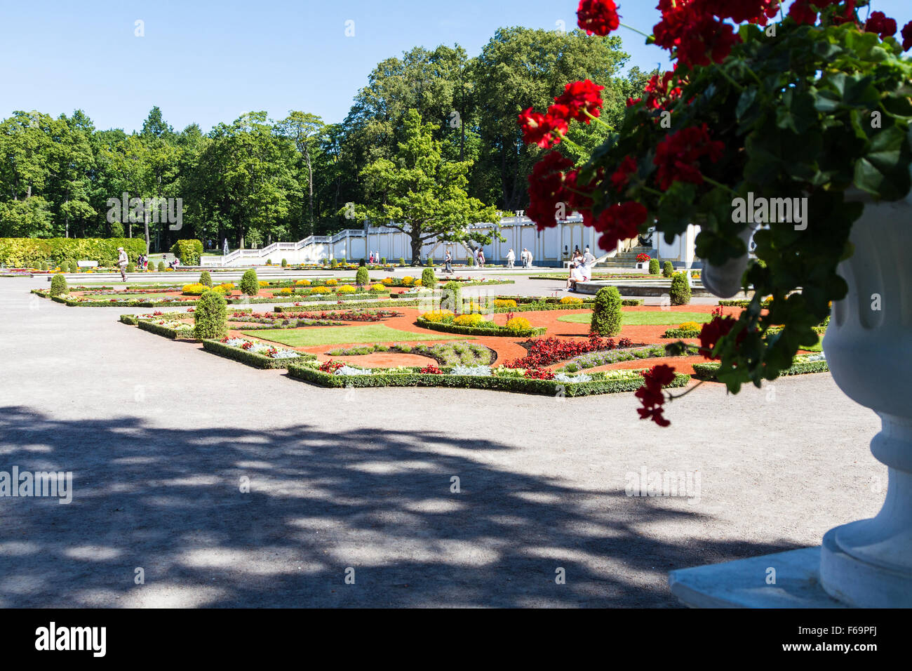 Kadriorg Palace Gardens. Tallinn, Estonia Stock Photo