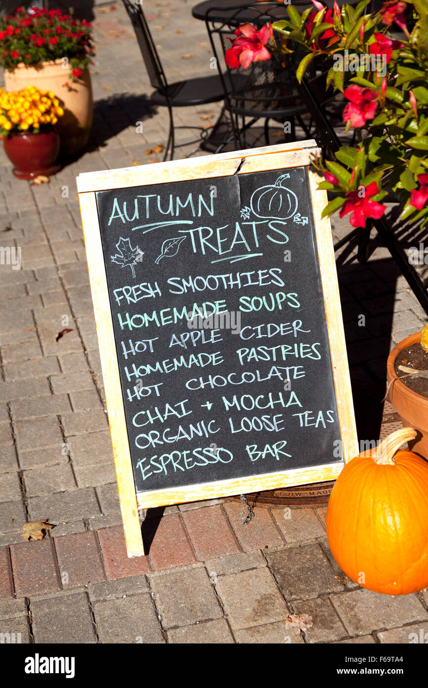 Cafe Menu Board High Resolution Stock Photography and Images - Alamy