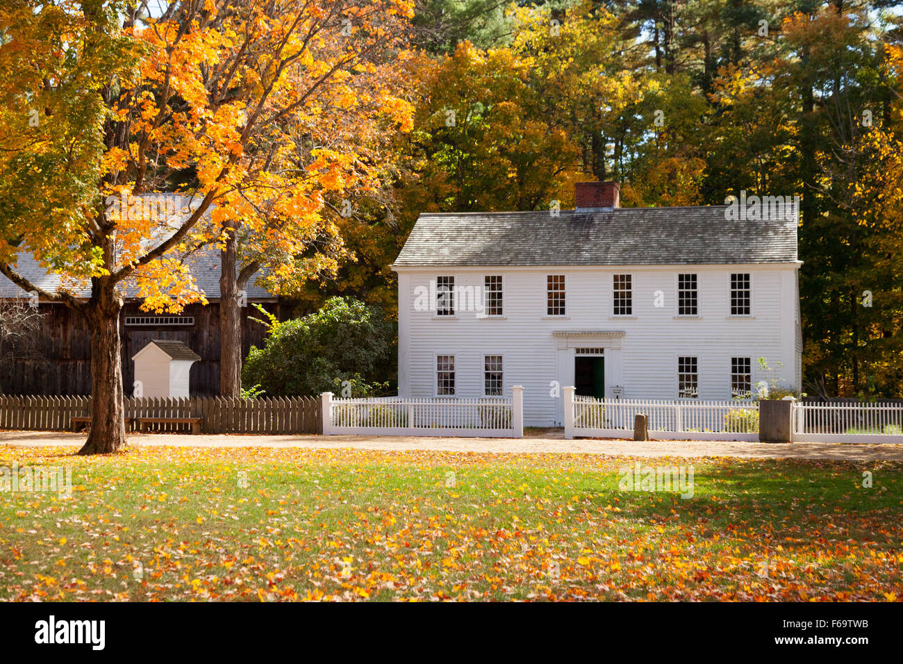 An 1800s house, Old Sturbridge Village living Museum, Massachusetts New