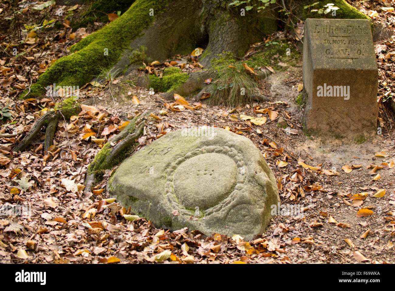 Brotstein in Oybin, legendary stone Stock Photo - Alamy