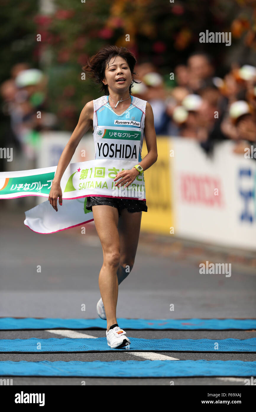 Saitama, Japan. 15th Nov, 2015. Kaori Yoshida (JPN) Marathon 1st