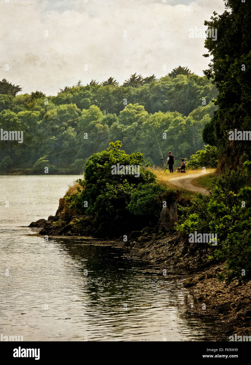 Two people fishing hi-res stock photography and images - Alamy