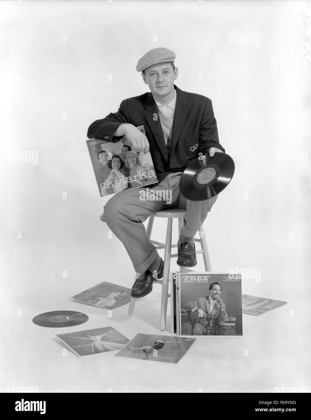 CJCA Radio personality Ed Lawrence Stock Photo Alamy