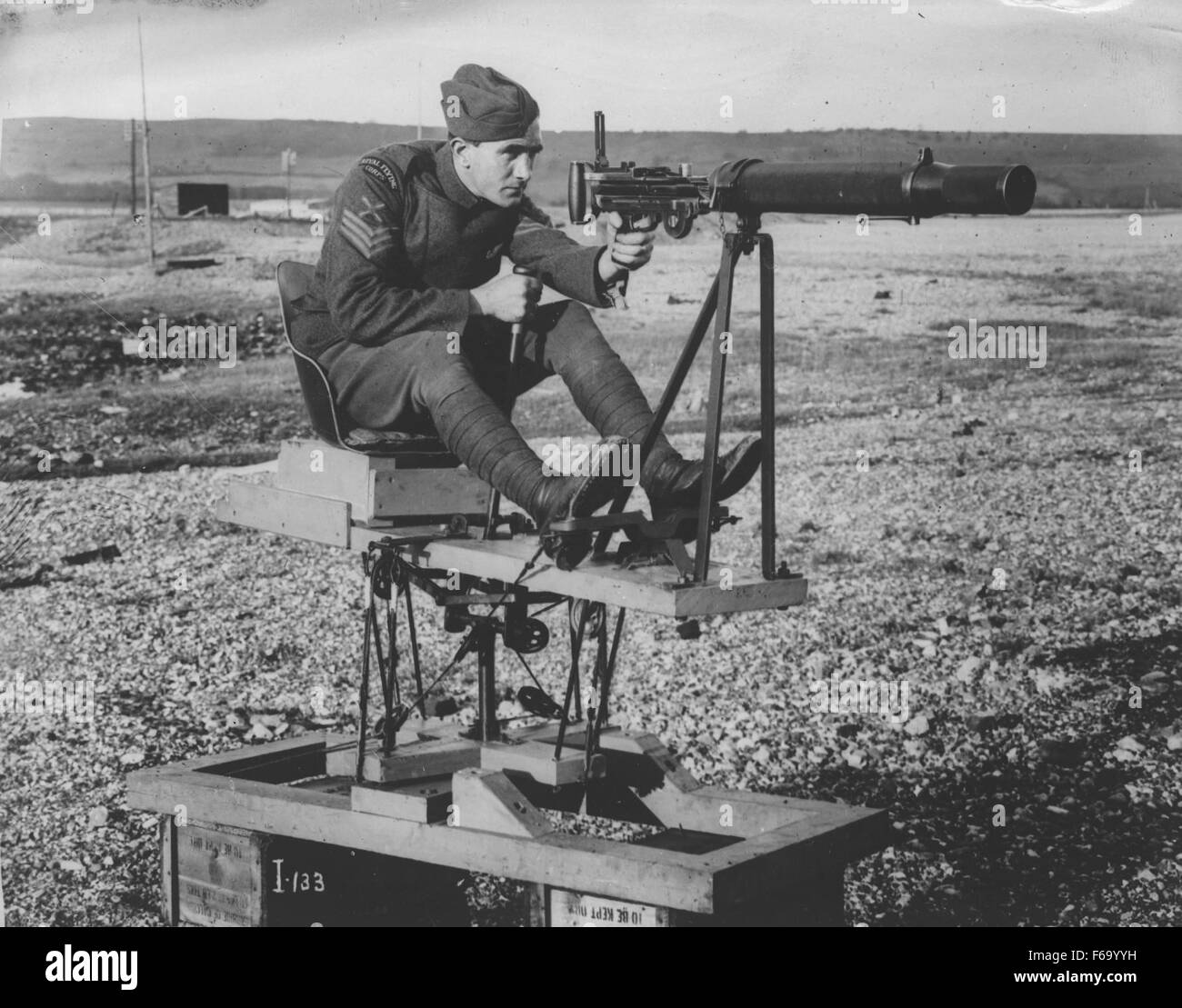 Training slide for airtoair combat Stock Photo Alamy