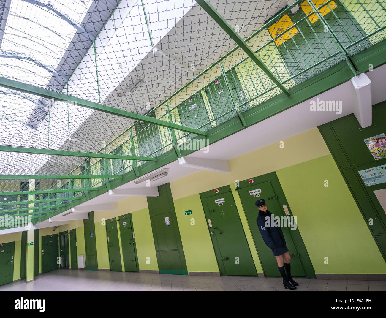 Inside the Sluzewiec Prison in Warsaw, Poland Stock Photo Alamy