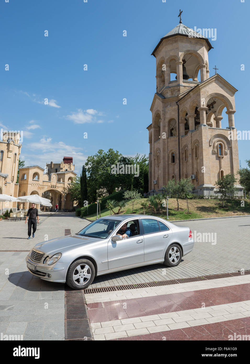 Bell tower of Holy Trinity Cathedral of Tbilisi - main cathedral of ...