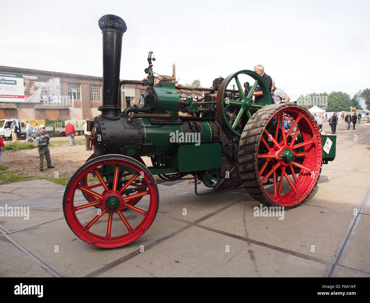 Oisterwijkste Stoomdagen 2015, De Majoor, bauart KEMNA BRESLAU TYPE EM, C G Haubold Jr GmbH, Chemnitz foto 5 Stock Photo