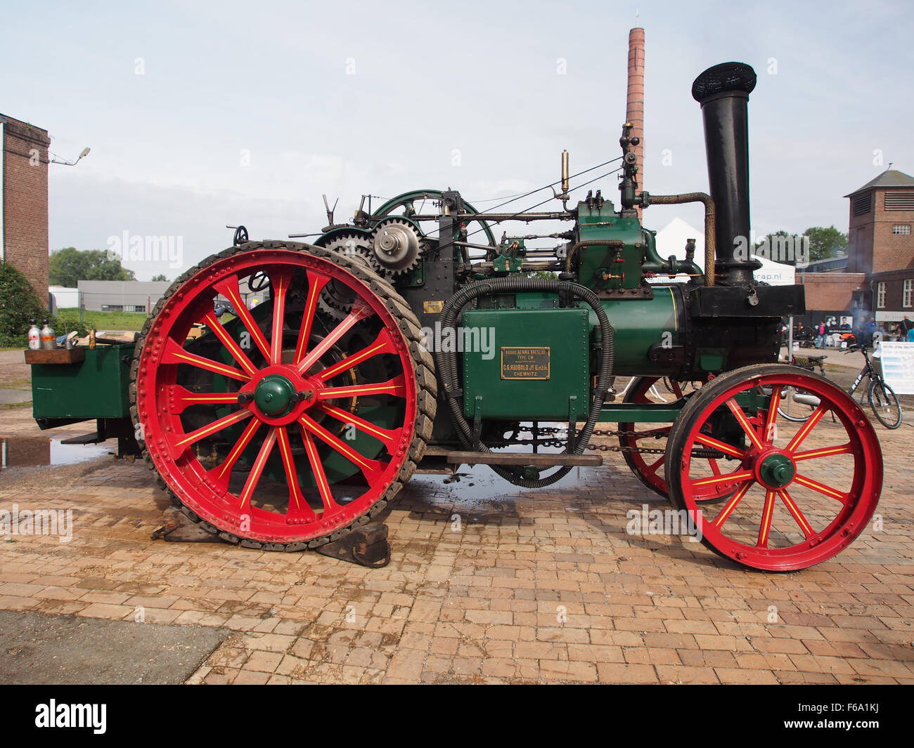 Oisterwijkste Stoomdagen 2015, De Majoor, bauart KEMNA BRESLAU TYPE EM, C G Haubold Jr GmbH, Chemnitz foto 7 Stock Photo