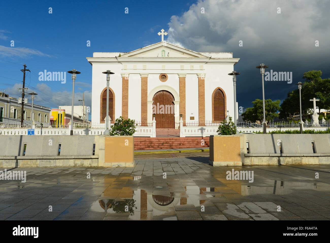 Nuestra Señora de la Candelaria church in Manati, Puerto Rico. USA
