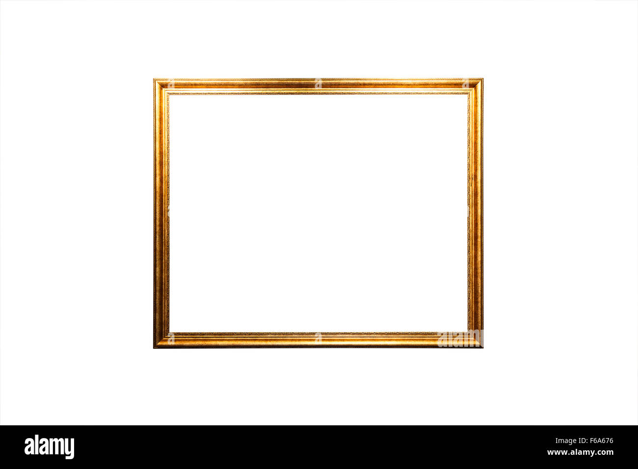 vintage frame isolated on white background Stock Photo - Alamy