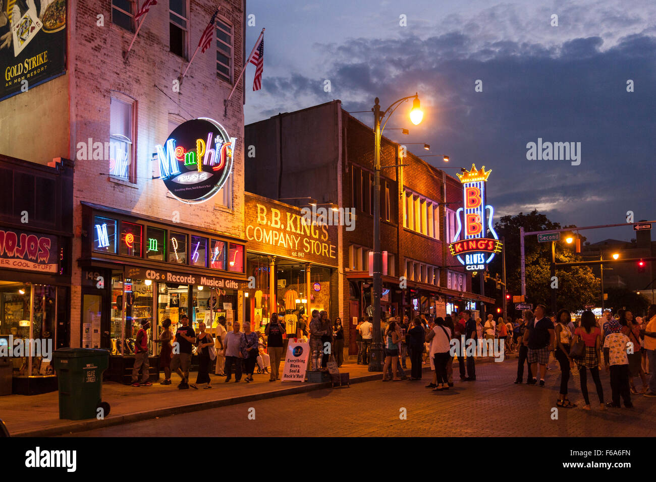 Beale street neon signage hi-res stock photography and images - Alamy